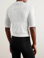 Pas Normal Studios - Solitude Logo-Print Polartec® DELTA™ Mesh Cycling Jersey - White