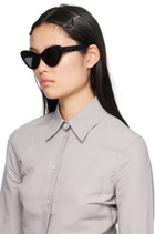 Prada Eyewear Black Cat-Eye Sunglasses