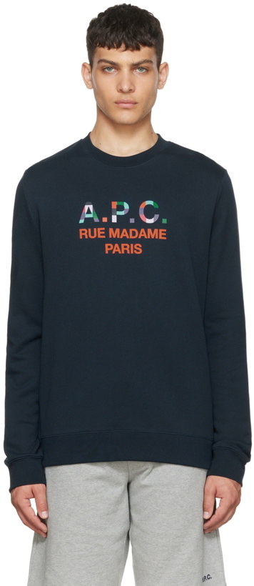 Photo: A.P.C. Navy Achille Sweatshirt