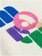 Isabel Marant - Mahony Logo-Appliquéd Cotton-Blend Jersey Sweatshirt - Neutrals