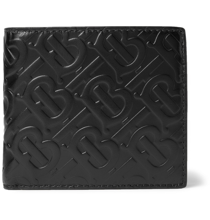 Photo: Burberry - Logo-Embossed Leather Billfold Wallet - Black
