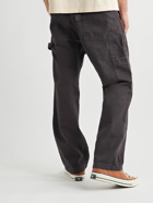 GENERAL ADMISSION - Straight-Leg Cotton-Canvas Trousers - Black