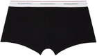 Dsquared2 Three-Pack Black Boxer Briefs