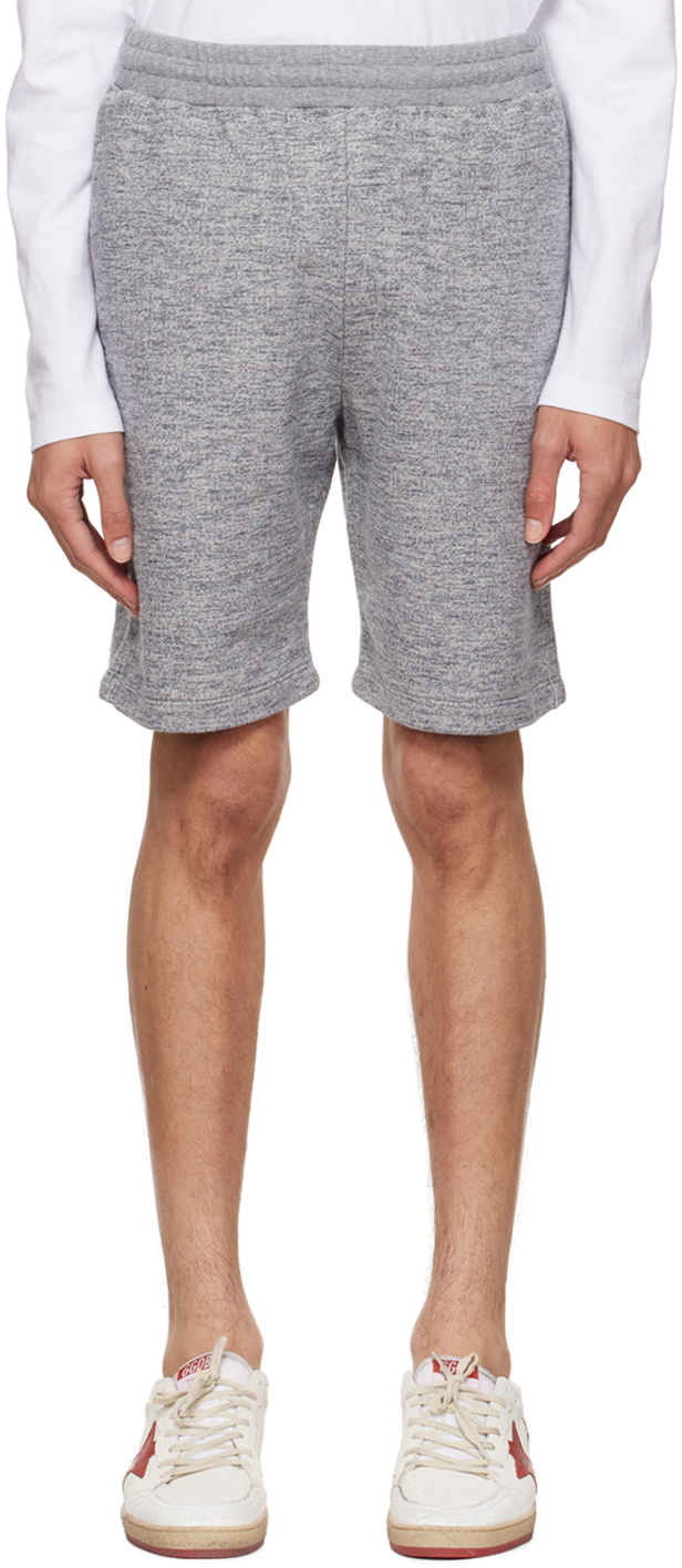 Golden Goose Gray Graphic Shorts