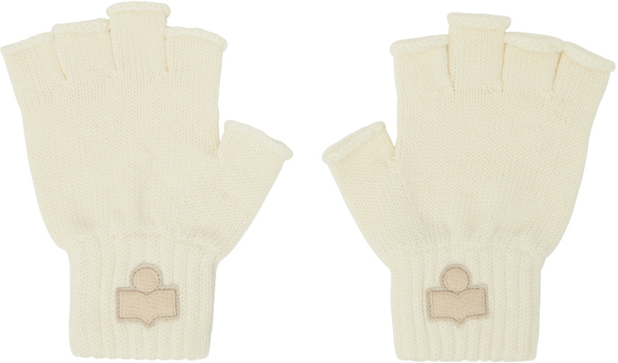 Isabel Marant Gray Blaise Fingerless Gloves