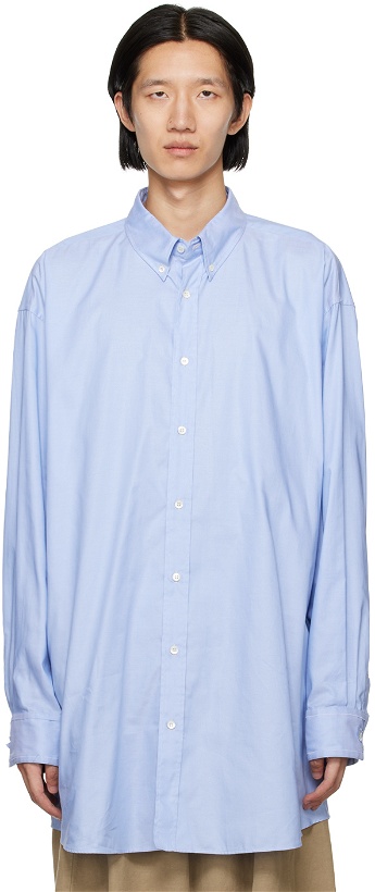 Photo: Maison Margiela Blue Buttoned Shirt