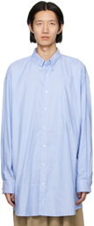 Maison Margiela Blue Buttoned Shirt