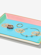 Suzanne Kalan X Jonathan Adler Blue Three Evil Eyes Porcelain Jewellery Tray