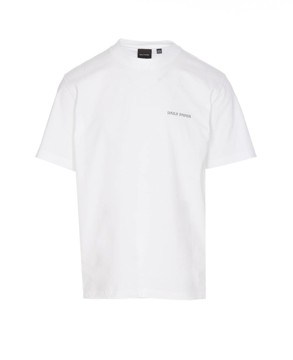 Daily Paper Men's Nakoto Shiled T-Shirt in White Daily Paper