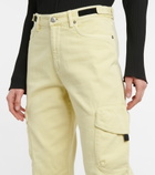 Coperni - High-rise denim cargo pants