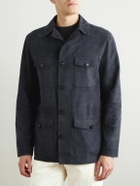 Canali - Suede Jacket - Blue