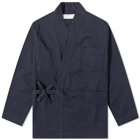 Universal Works Men's Kyoto Work Jacket in Navy