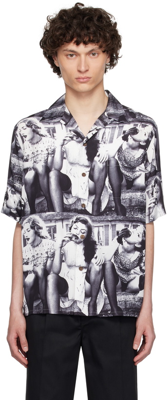 Photo: WACKO MARIA Black & White Ellen Von Unwerth Shirt