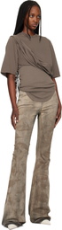 Rick Owens DRKSHDW Brown Temple Jumbo SS T-shirt