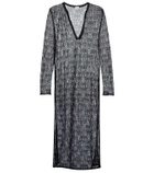 Saint Laurent Pointelle knit kaftan