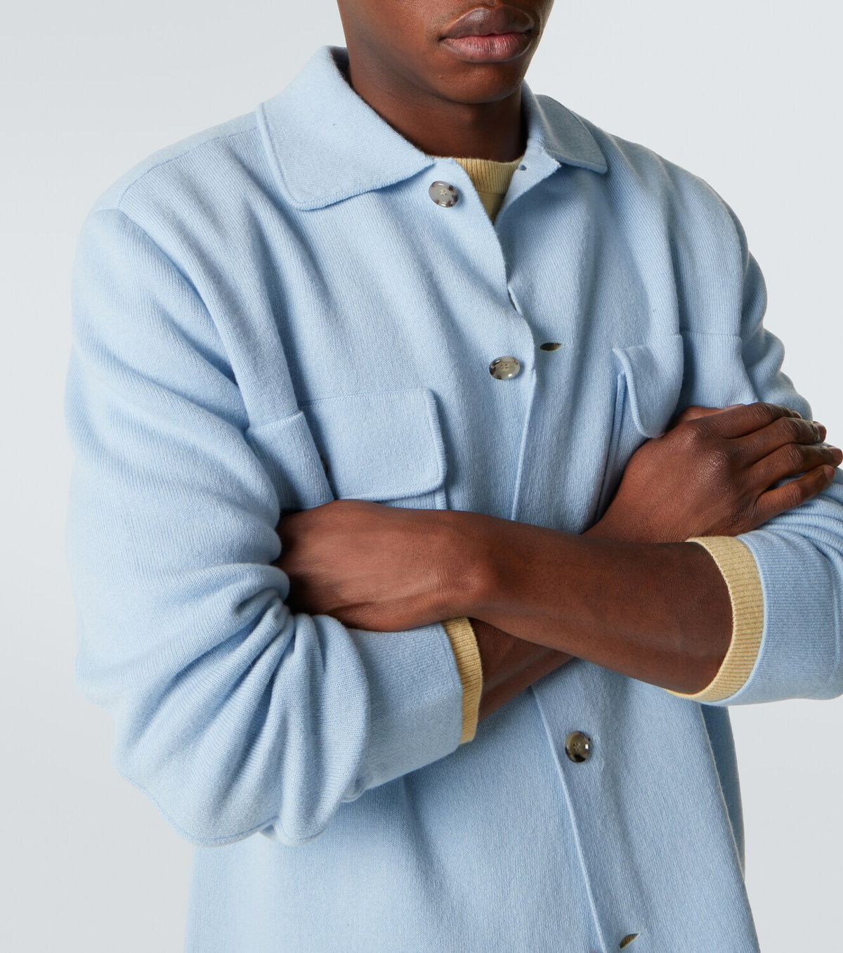 Allude Wool and cashmere overshirt