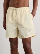 Brunello Cucinelli - Straight-Leg Mid-Length Swim Shorts - Neutrals