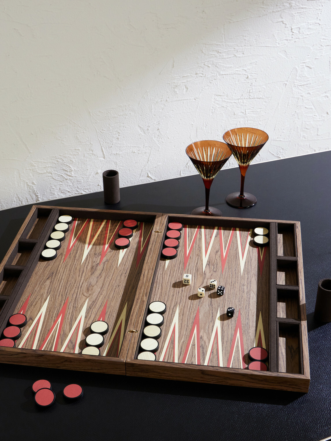 L'Objet - Laotze Wood Backgammon Set