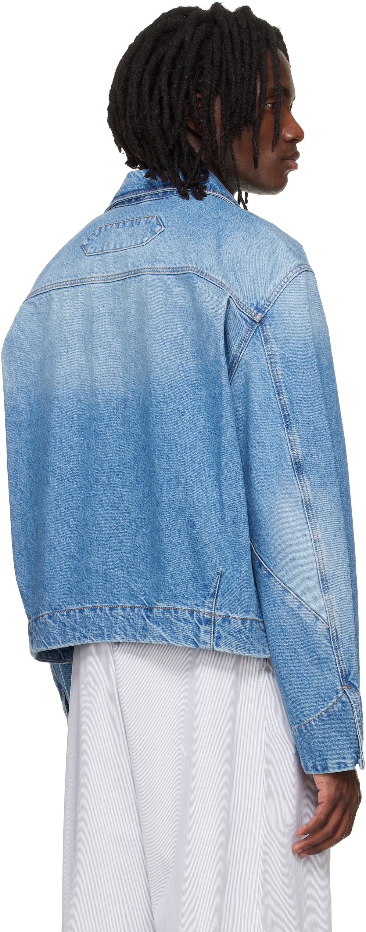 JACQUEMUS Blue 'The Mirada de-Nîmes' Denim Jacket