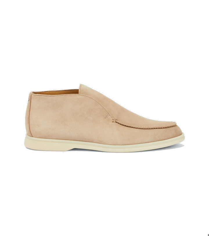 Photo: Loro Piana - Open Walk suede ankle boots