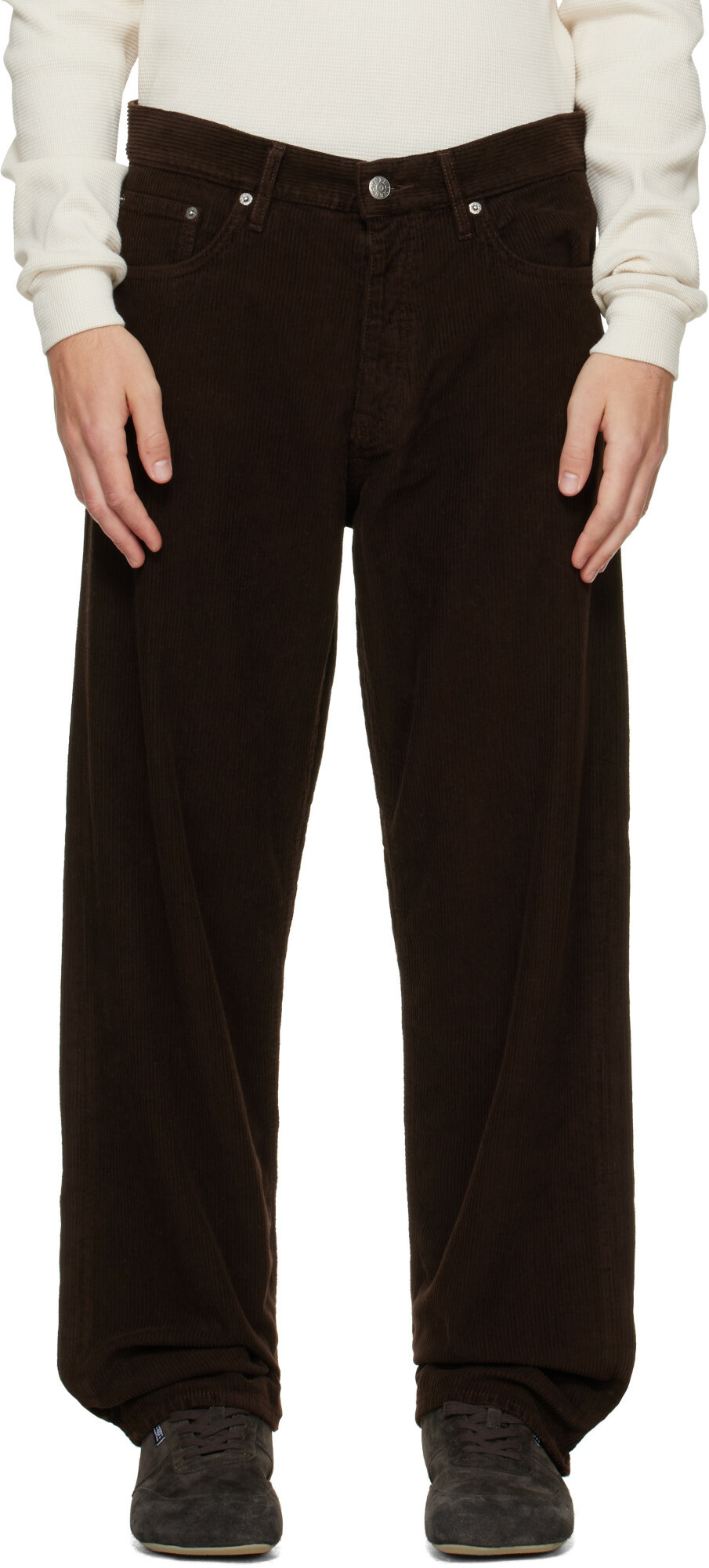 Sunflower Brown Loose Trousers