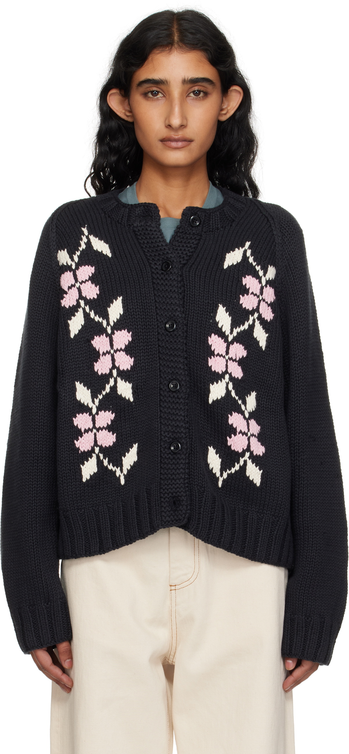 YMC Women's Rat Pack Stripe Cardigan in Multi YMC
