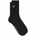 Axel Arigato Men's Signature Sock in Black
