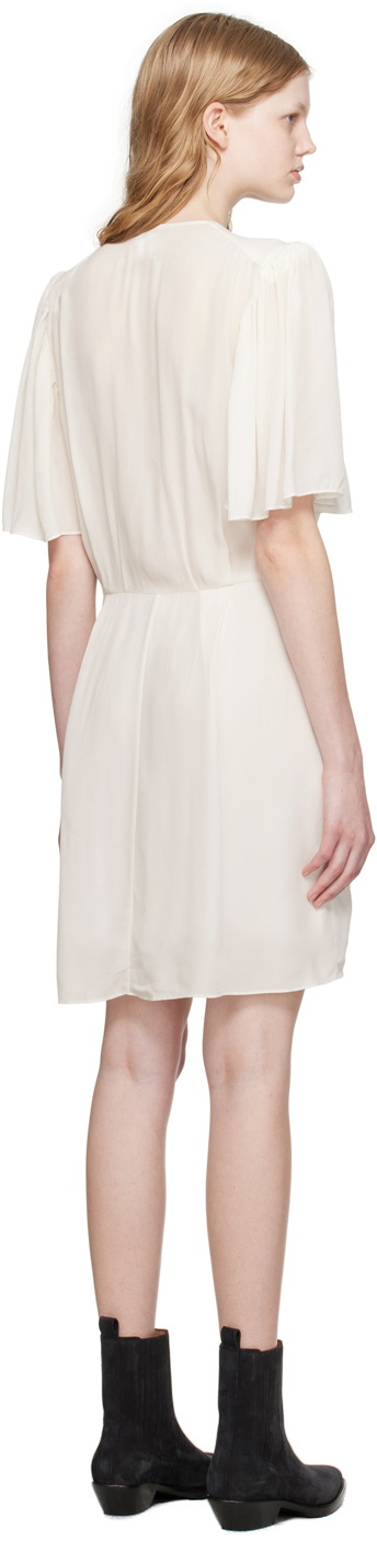 【送料&関税込】Marant Atoile Ecru Mini Dress Marant Etoile Danael cotton-blend minidress Isabel Marant Etoile