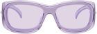 Givenchy Purple Goggle Sunglasses