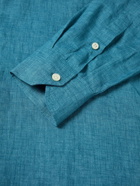 Frescobol Carioca - Antonio Linen Shirt - Blue
