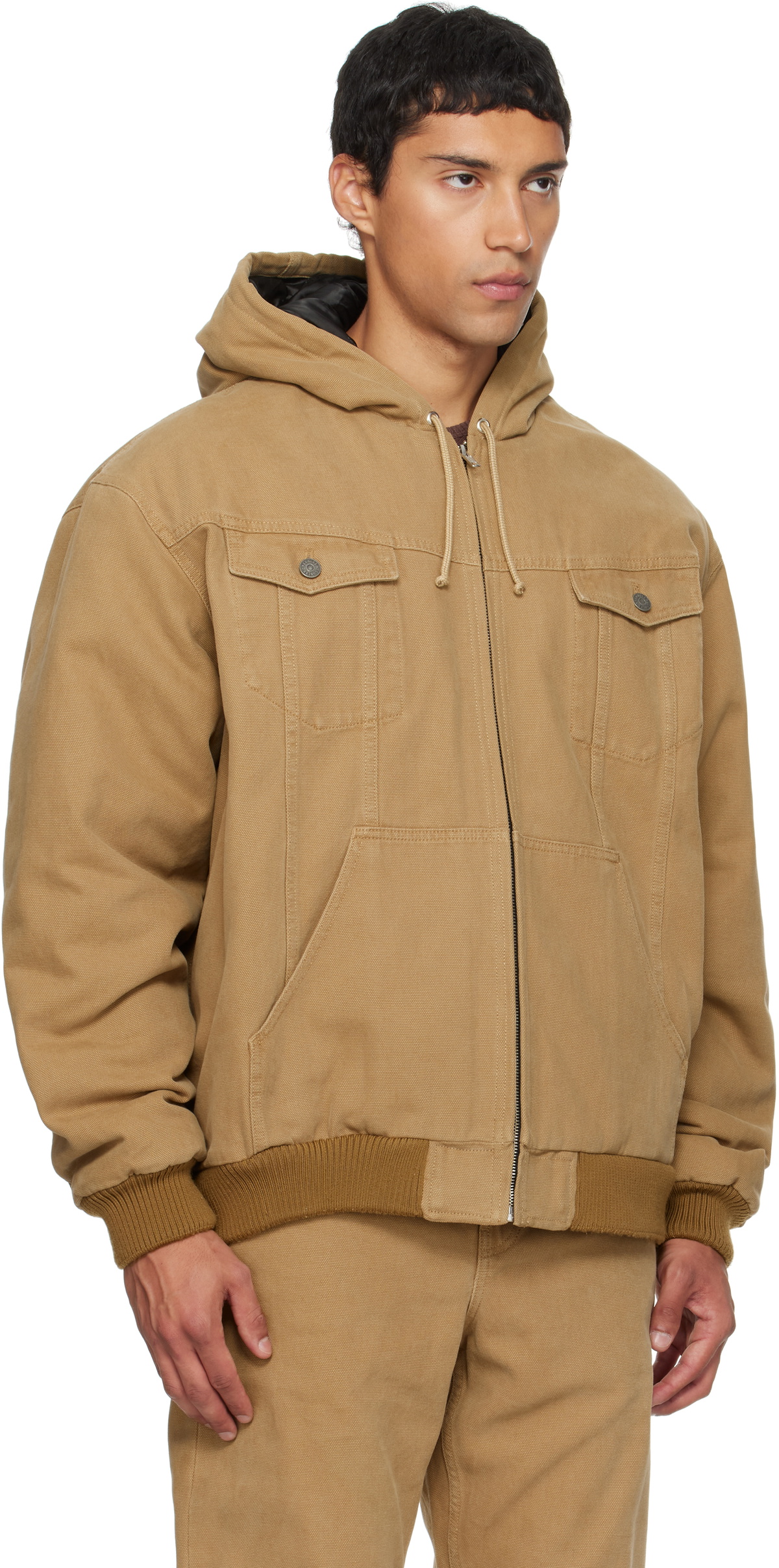 EGONlab Beige Hooded Jacket