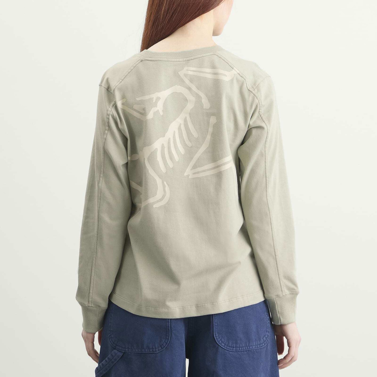 Arc'teryx Women's Kragg Cotton Bird Crew LS W in Habitat