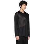 Comme des Garcons Homme Plus Black Mesh T-Shirt