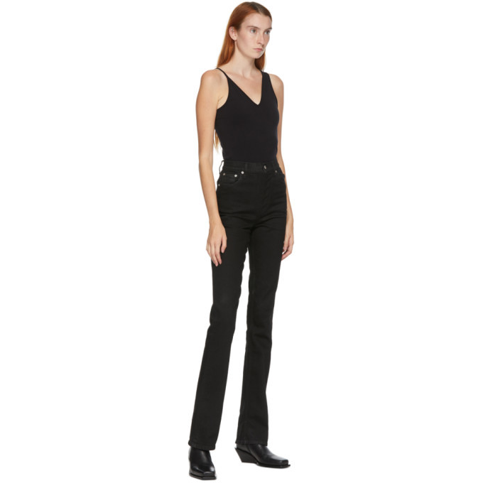 Helmut Lang Black Asymmetric Tank Top Helmut Lang