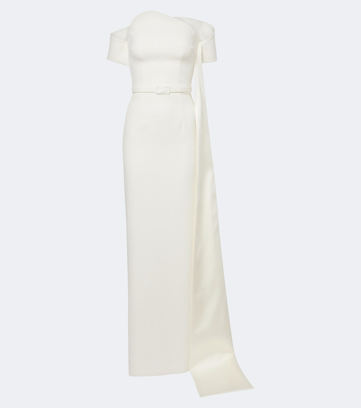 Safiyaa Bridal Giorgia crêpe gown