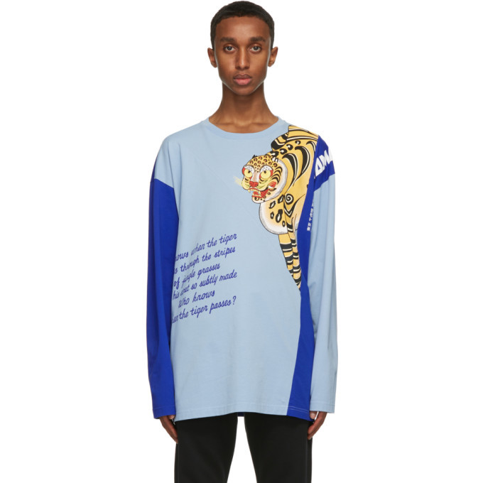 White Logo Graphic Long Sleeve T-Shirt | Le Tigre