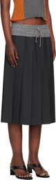 UNDERCOVER Gray UP1F1603-2 Midi Skirt