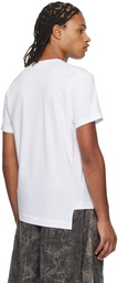 Comme des Garçons Shirt White Lacoste Edition T-Shirt