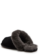 Ugg Scuffette II Suede Slippers Black Grey