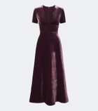 Elie Saab Velvet midi dress