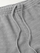 John Elliott - Straight-Leg Cotton-Blend Jacquard Sweatpants - Gray