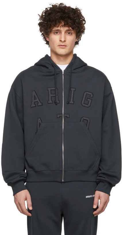 Photo: Axel Arigato Grey Legend Zip Hoodie