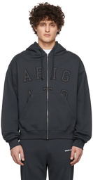 Axel Arigato Grey Legend Zip Hoodie