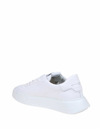 Philippe Model Temple Low Sneakers In White Leather