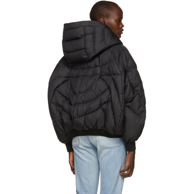 Chen Peng Black Down Double Layer Track Jacket