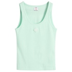 Casablanca Women's Ribbed Tank Top in Mint