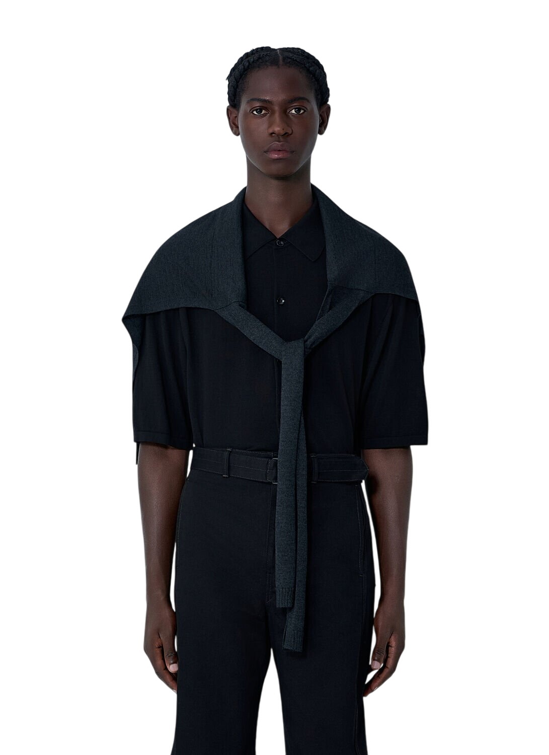 LEMAIRE Black Cocotte Scarf Lemaire