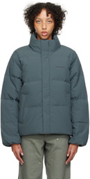 Carhartt Work In Progress Blue Yanie Down Jacket