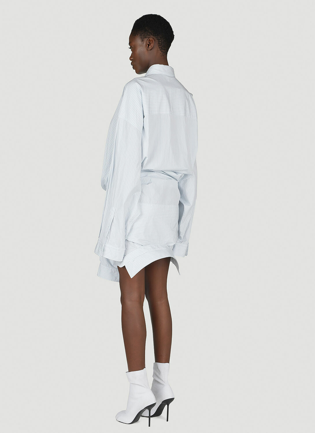 Balenciaga Double Pin-Stripe Shirt