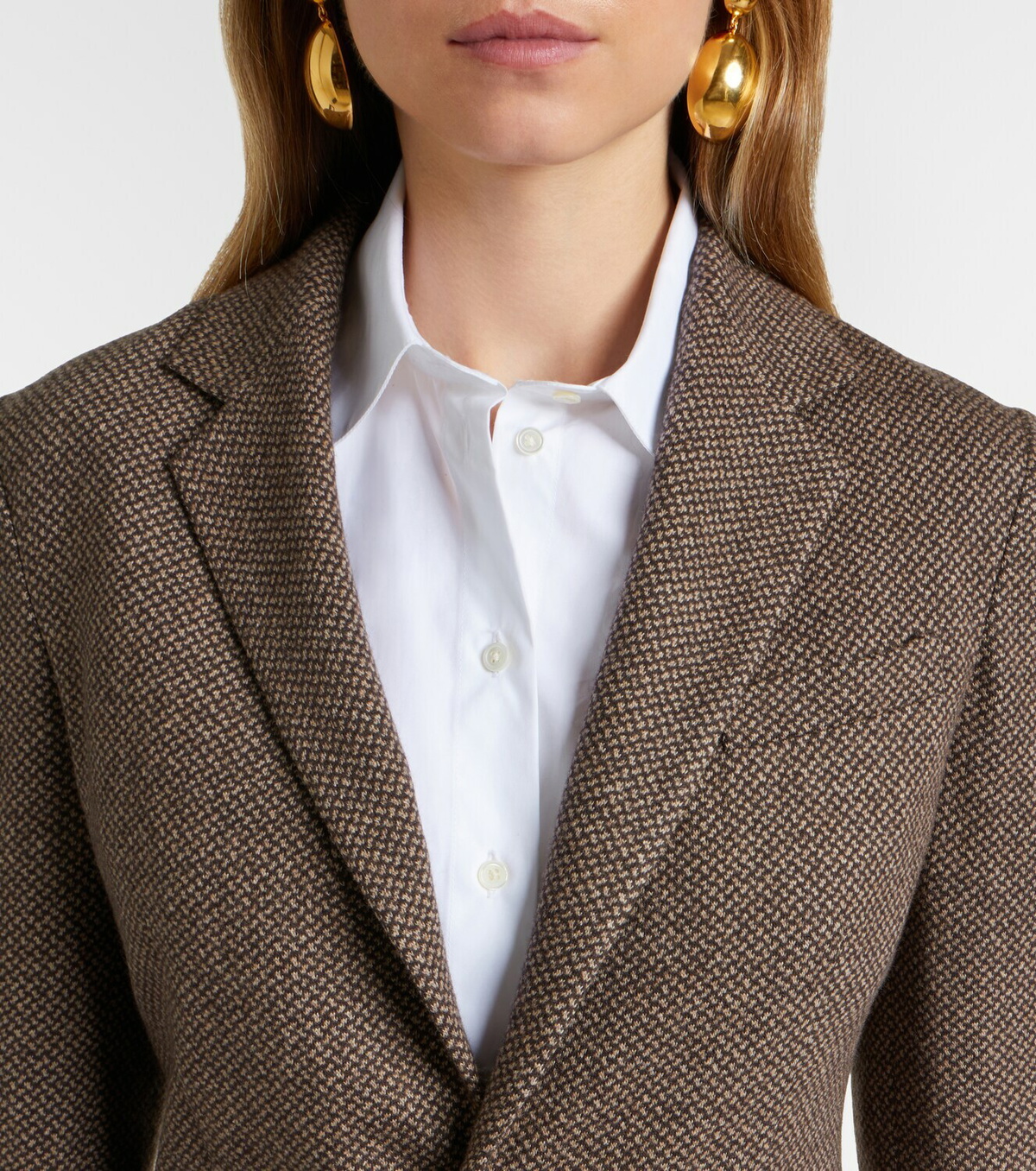 Ralph Lauren Collection Hailey wool, silk, and cashmere blazer